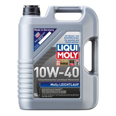 Слика на Моторно масло LIQUI MOLY MoS2 Leichtlauf 10W-40 2184 за  Citroen Berlingo BOX 1.6 HDi / BlueHDi 75 - 75 коњи дизел