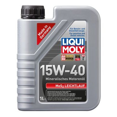 Слика на Моторно масло LIQUI MOLY MoS2 Leichtlauf 15W-40 1932 за камион Iveco Daily 1 Box 30-8 V (14914111, 14914117, 14914211, 14914217, 14915111, 14 - 84 коњи дизел