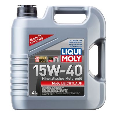 Слика на Моторно масло LIQUI MOLY MoS2 Leichtlauf 15W-40 2631 за Alfa Romeo 166 Sedan 3.0 V6 24V (936A11__) - 220 коњи бензин