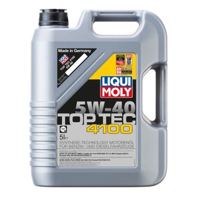 Слика на Моторно масло LIQUI MOLY Top Tec 4100 5W-40 9511 за мотор Honda NSS NSS 125 Forza (JF69) - 15 коњи бензин