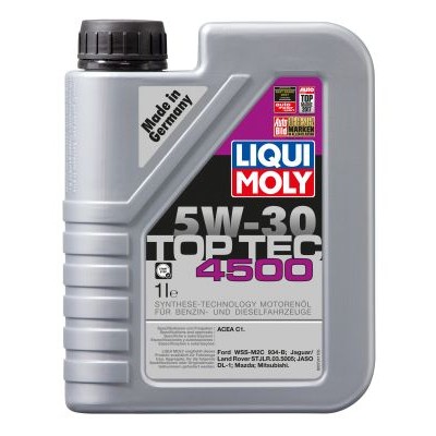 Слика на Моторно масло LIQUI MOLY Top Tec 4500 5W-30 3724 за Daihatsu Charade 3 G100,G101,G102 1.0 Turbo (G100) - 68 коњи бензин