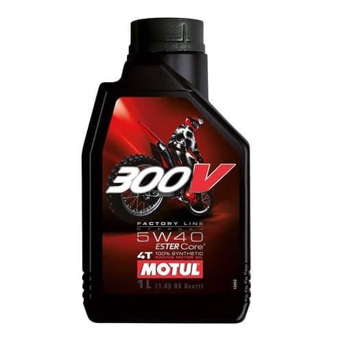 Слика на Моторно масло MOTUL 300V 4T FL OFF ROAD 5W40 5W40 104134 за мотор Aprilia RS 125 Replica (GS) - 15 коњи горична смес