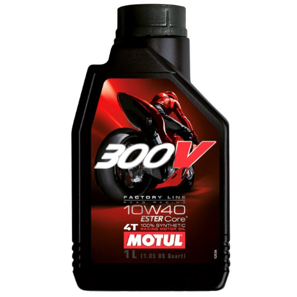 Слика на Моторно масло MOTUL 300V 4T FL ROAD RACING 10W40 10W40 104118 за мотор Aprilia RS 125 Extrema (PY) - 29 коњи горична смес