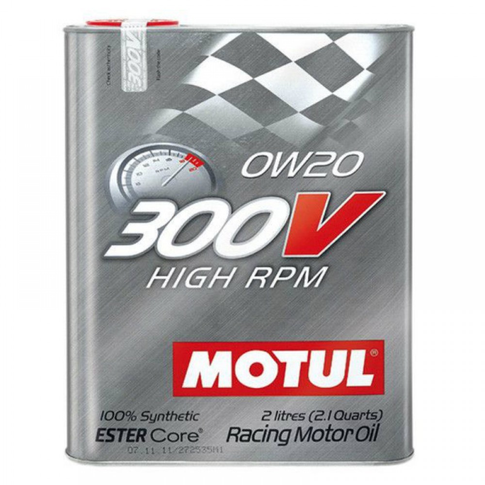 Слика на Моторно масло MOTUL 300V HIGH RPM 0W20 0W20 104239 за BUICK PARK AVENUE Sedan 3.8 Supercharged - 243 коњи бензин