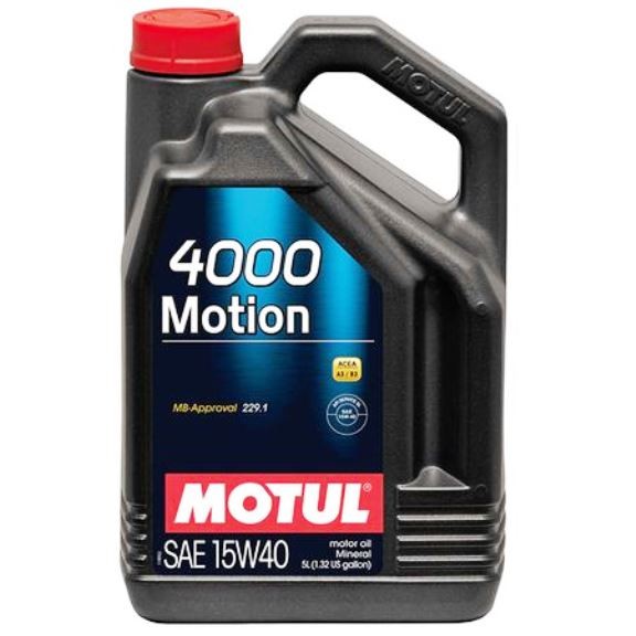 Слика на Моторно масло MOTUL 4000 MOTION 15W40 15W40 100295 за мотор Aprilia RS 125 Extrema (GS) - 31 коњи горична смес