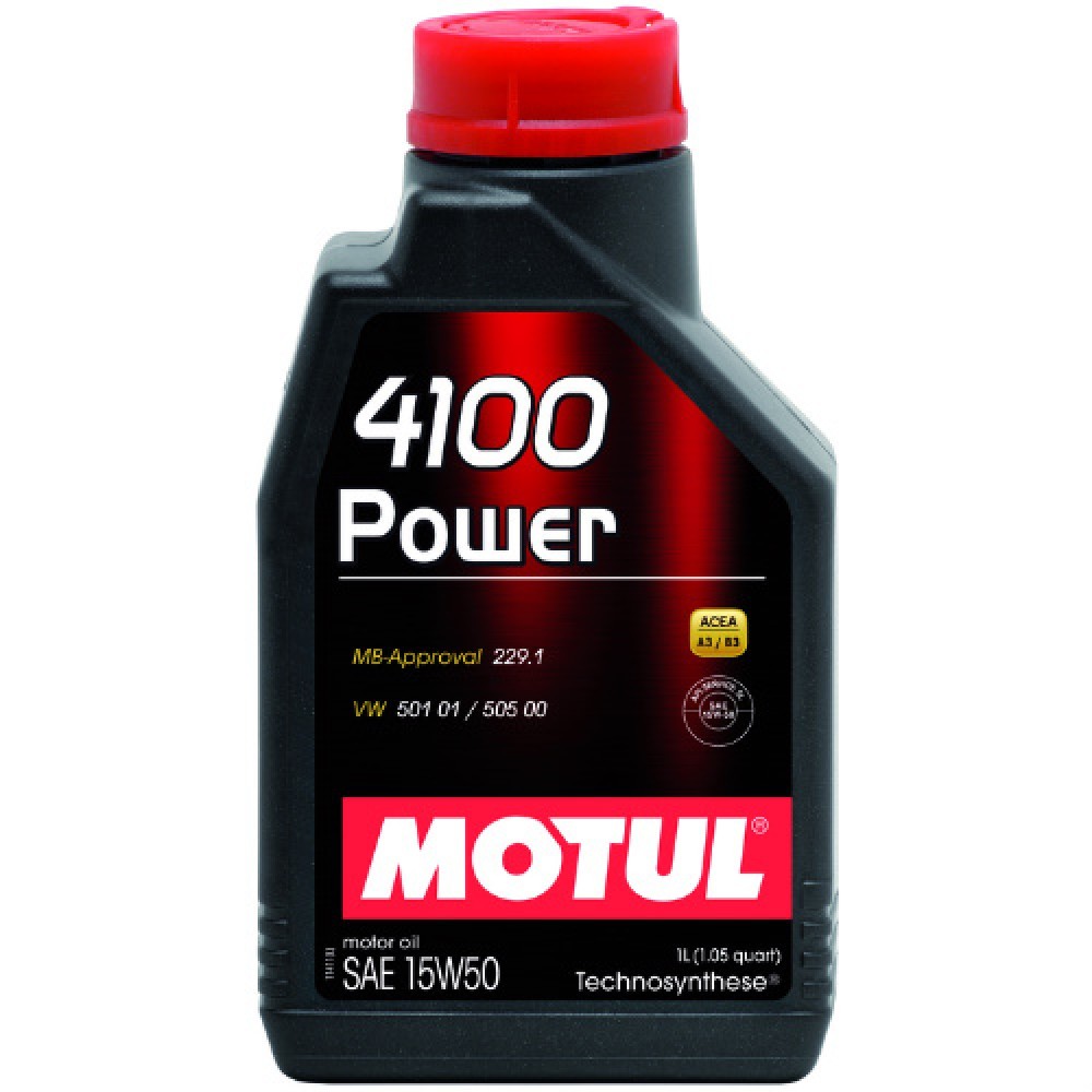 Слика на Моторно масло MOTUL 4100 POWER 15W50 15W50 102773 за мотор Aprilia RS4 RS4 50 - 3 коњи горична смес