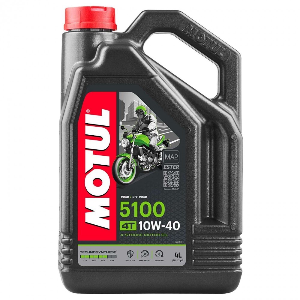 Слика на Моторно масло MOTUL 5100 4T 10W40 10W40 104068 за камион Isuzu N Series NKR 85EA, NLR 85AL, NLR 85L, NNR 85L, NPR 85G, NPR 85L - 150 коњи дизел