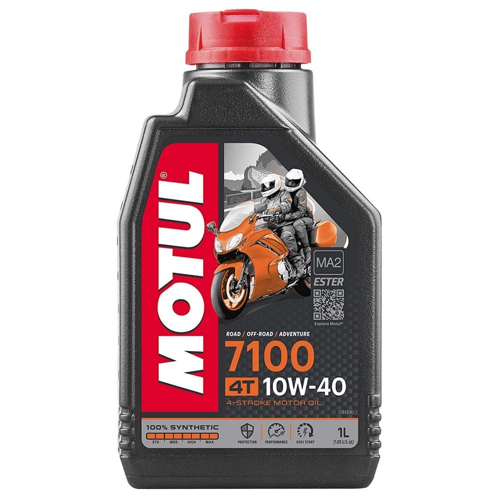 Слика на Моторно масло MOTUL 7100 4T 10W40 10W40 109397 за мотор Aprilia RS 125 Extrema (RD) - 29 коњи горична смес