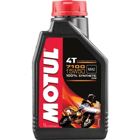 Слика на Моторно масло MOTUL 7100 4T 15W50 15W50 104298 за мотор Aprilia Atlantic 500 (PT) - 39 коњи бензин