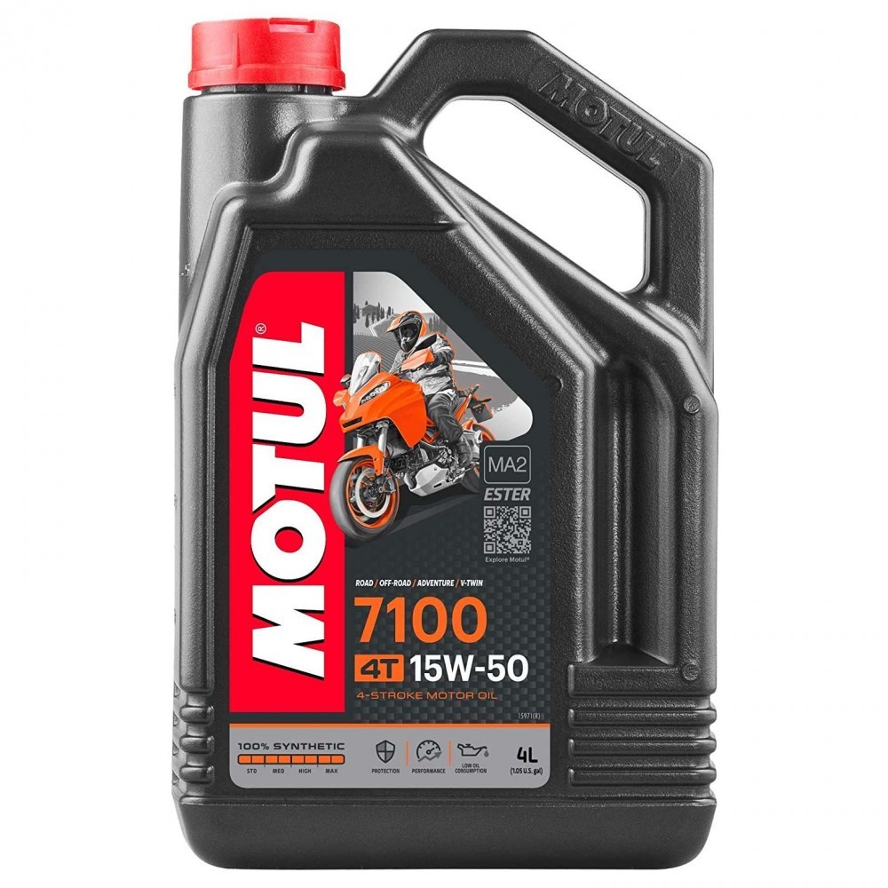 Слика на Моторно масло MOTUL 7100 4T 15W50 15W50 109385 за мотор Aprilia RS 125 Extrema (PY) - 29 коњи горична смес