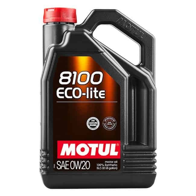 Слика на Моторно масло MOTUL 8100 ECO-LITE 0W20 0W20 108536 за мотор Aprilia RST Mille Futura - 114 коњи бензин