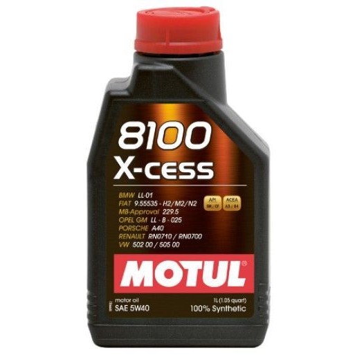 Слика на Моторно масло MOTUL 8100 X-CESS 5W40 5W40 102784 за мотор Aprilia RS 50 Extrema (HP) - 3 коњи горична смес