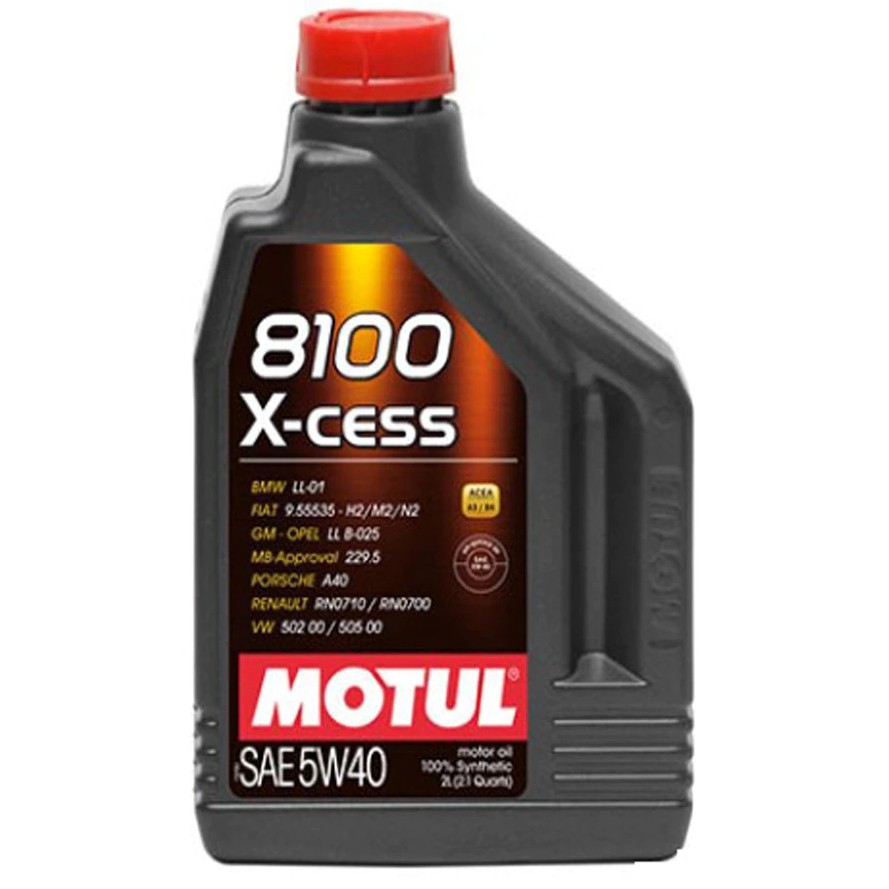 Слика на Моторно масло MOTUL 8100 X-CESS 5W40 5W40 102869 за мотор Aprilia Pegaso 650 - 49 коњи бензин