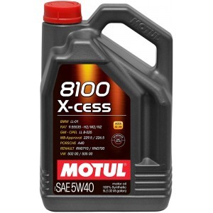 Слика на Моторно масло MOTUL 8100 X-CESS 5W40 5W40 102870 за мотор KTM Enduro 400 Enduro - 17 коњи горична смес