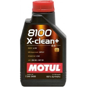 Слика на Моторно масло MOTUL 8100 X-CLEAN+ 5W30 5W30 106376 за мотор Aprilia RS 125 Extrema (GS) - 31 коњи горична смес