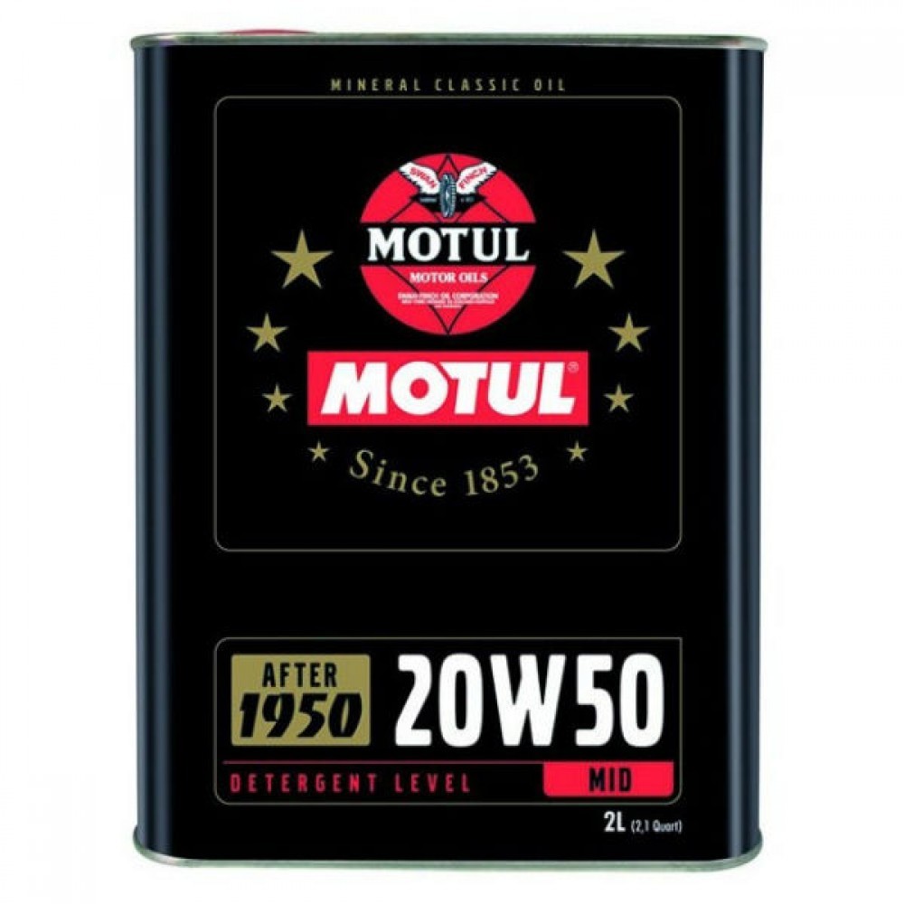 Слика на Моторно масло MOTUL CLASSIC OIL 20W50 20W50 104511 за мотор MBK Ovetto Ovetta One - 3 коњи горична смес