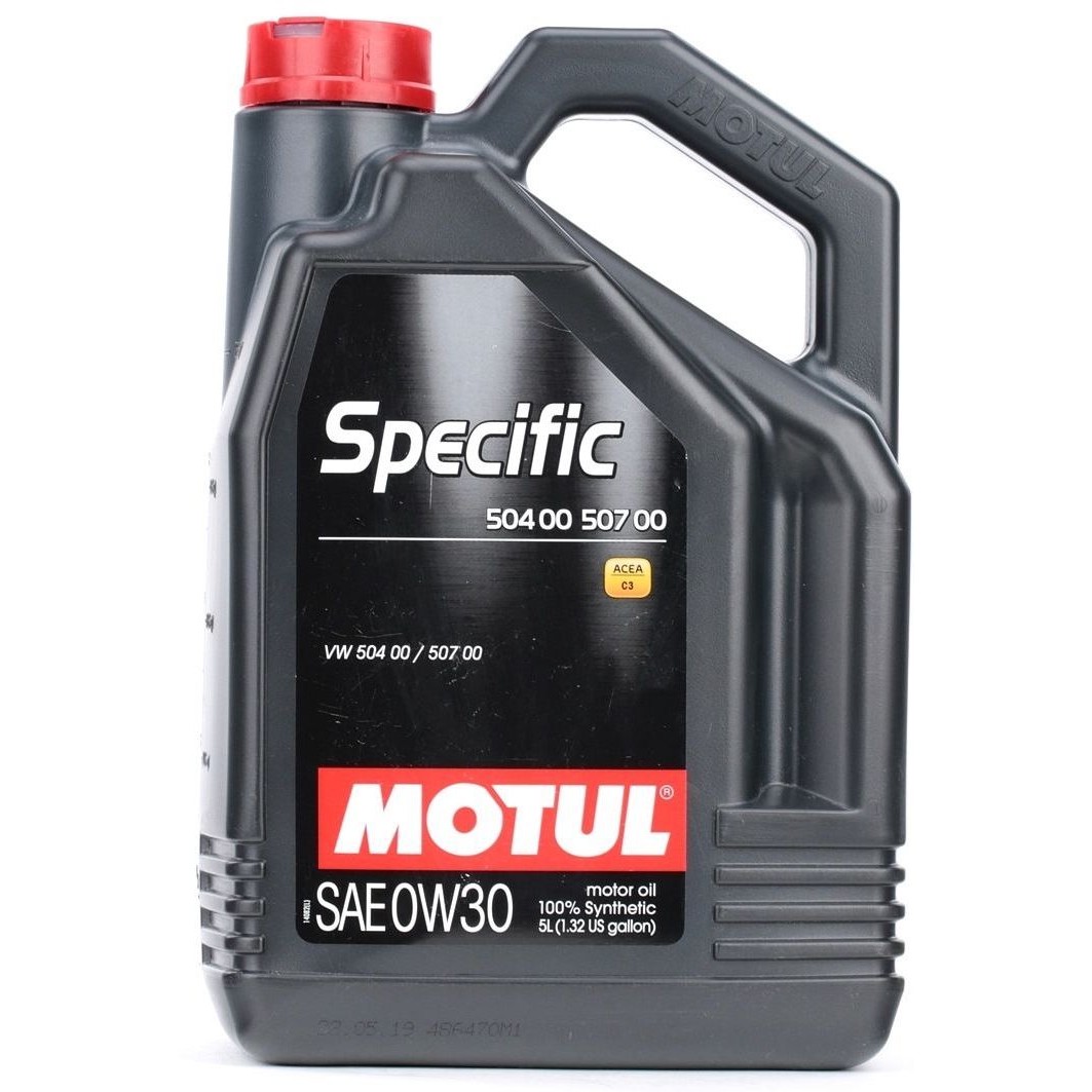 Слика на Моторно масло MOTUL SPECIFIC 504 00 - 507 00 0W30 0W30 107050 за Audi A6 Sedan (4B, C5) 2.7 T - 230 коњи бензин