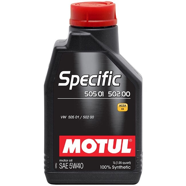 Слика на Моторно масло MOTUL SPECIFIC 505 01 - 502 00 - 505 00 5W40 5W40 101573 за мотор KTM Exc EXC-F 450 - 16 коњи бензин
