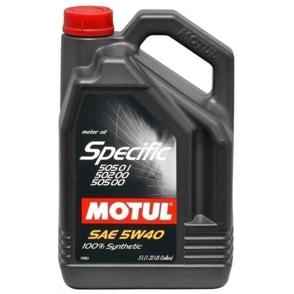 Слика на Моторно масло MOTUL SPECIFIC 505 01 - 502 00 - 505 00 5W40 5W40 101575 за мотор Suzuki GS 500 E (GM51B) - 45 коњи бензин