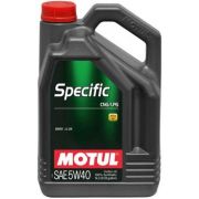 Слика 1 на Моторно масло MOTUL SPECIFIC CNG/LPG 5W40 5W40 101719