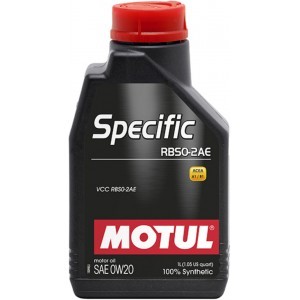 Слика на Моторно масло MOTUL SPECIFIC RBS0-2AE 0W20 0W20 106044 за мотор Aprilia RS 125 Tuono (SF) - 29 коњи горична смес