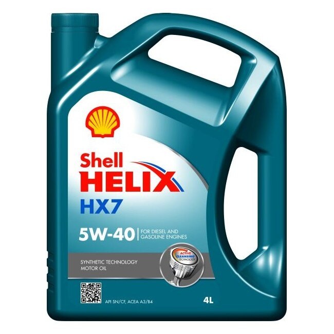 Слика на Моторно масло SHELL Helix HX7 5W-40 550046284 за мотор Aprilia RS 125 Extrema (SF) - 29 коњи горична смес