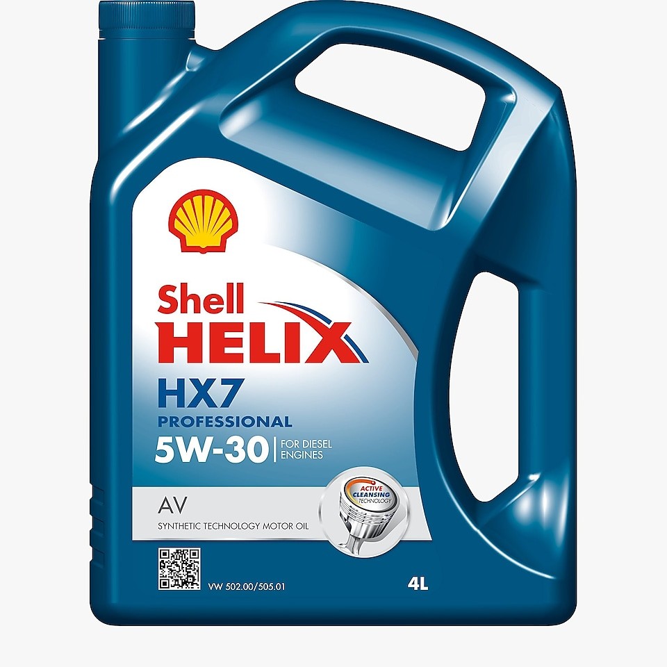 Слика на Моторно масло SHELL Helix HX7 Professional AV 5W-30 550040394 за мотор Honda VF 500 F2 (PC12) - 71 коњи бензин