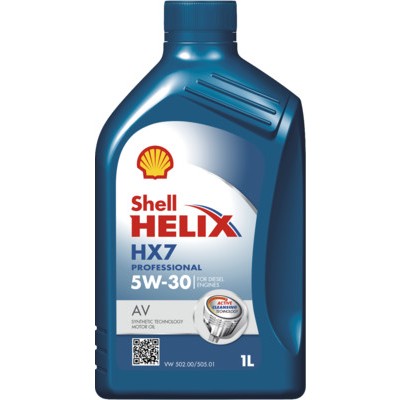 Слика на Моторно масло SHELL Helix HX7 Professional AV 5W-30 550046311 за камион Iveco Daily 1 Box 30-8 V (14914111, 14914117, 14914211, 14914217, 14915111, 14 - 84 коњи дизел