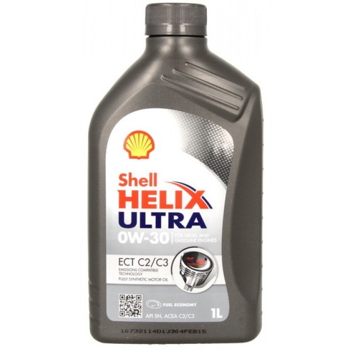 Слика на Моторно масло SHELL Helix Ultra ECT C2/C3 0W-30 550042391 за Mercedes C-class (w205) C 300 BlueTEC Hybrid (205.012) - 204 коњи дизел/електро