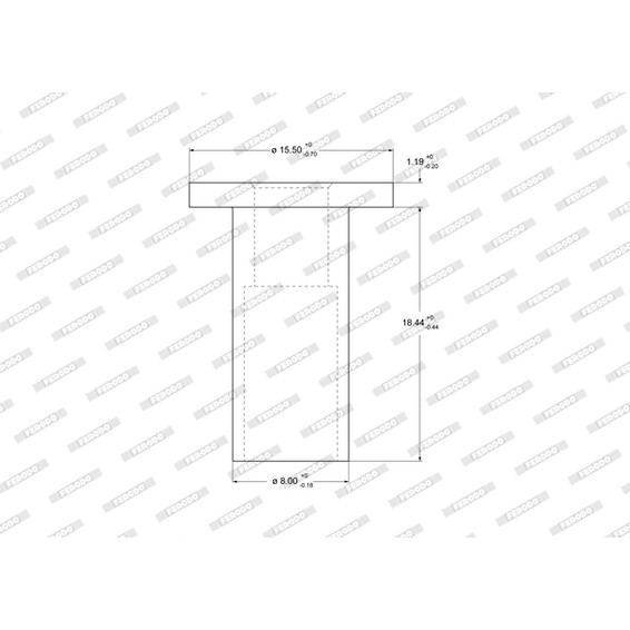 Слика на нитна, плочки барабански сопирачки FERODO Federal-Mogul 93059 за камион MAN M 90 17.232 FS,17.232 FLS - 218 коњи дизел