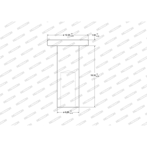 Слика на нитна, плочки барабански сопирачки FERODO Federal-Mogul 93280 за камион Scania 3 Series 113 H/320 - 320 коњи дизел