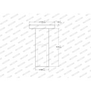 Слика 1 на нитна, плочки барабански сопирачки FERODO Federal-Mogul 93280