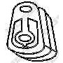 Слика на носач, издувен лонец BOSAL 255-052 за Ford Mondeo 1 (GBP) 1.8 TD - 90 коњи дизел