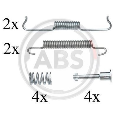 Слика на Осигурачи за рачна сопирачка A.B.S. 0841Q за BMW 3 Touring E46 330 d - 204 коњи дизел