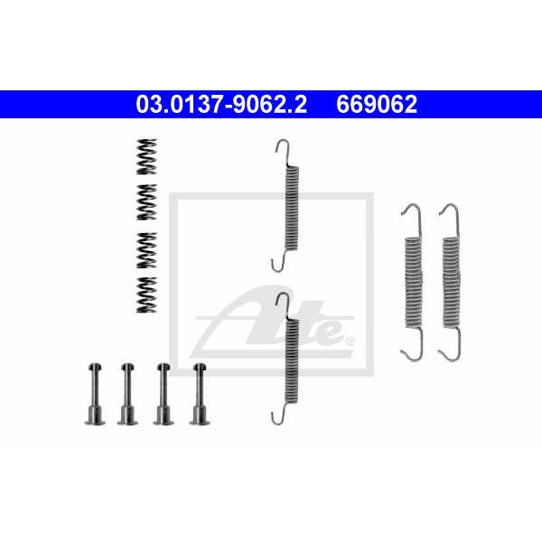 Слика на Осигурачи за рачна сопирачка ATE 03.0137-9062.2 за BMW 3 Gran Turismo F34 325 d - 211 коњи дизел