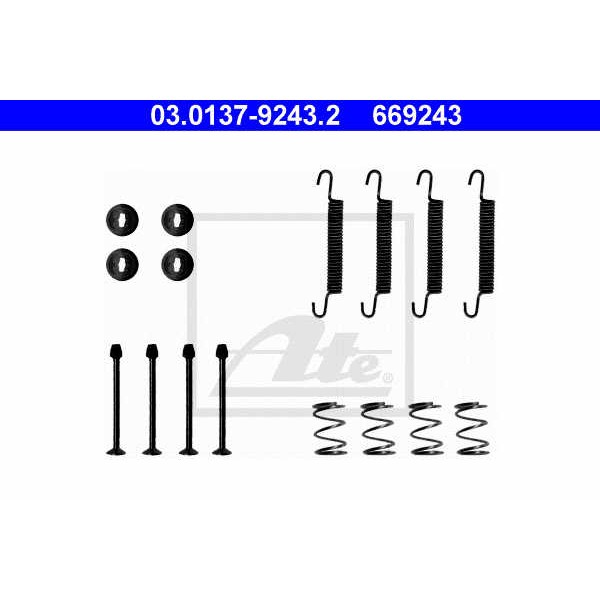 Слика на Осигурачи за рачна сопирачка ATE 03.0137-9243.2 за Opel Astra F Estate 1.8 i 16V - 125 коњи бензин