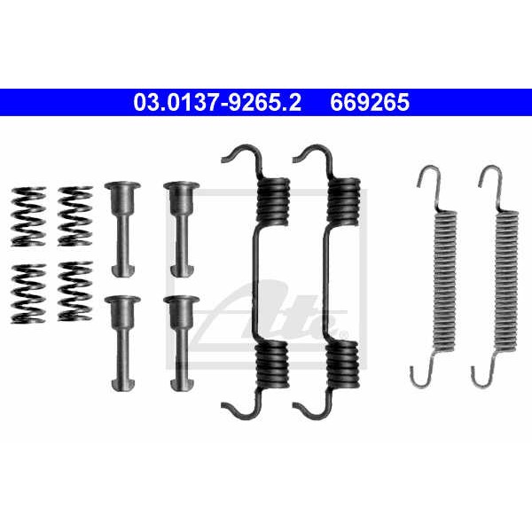 Слика на Осигурачи за рачна сопирачка ATE 03.0137-9265.2 за BMW 3 Touring E46 318 d - 115 коњи дизел