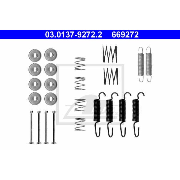 Слика на Осигурачи за рачна сопирачка ATE 03.0137-9272.2 за Toyota RAV4 (XA2) 2.0 D-4D 4WD - 116 коњи дизел