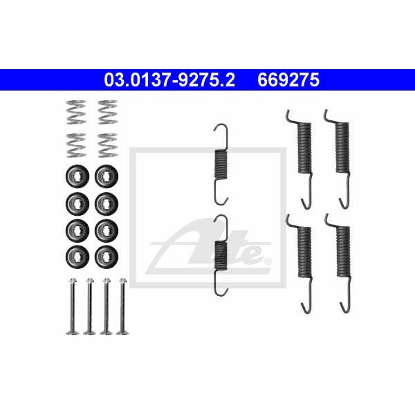 Слика на Осигурачи за рачна сопирачка ATE 03.0137-9275.2 за Mitsubishi Montero 4 (V80,V90) 3.2 DI-D 4x4 - 190 коњи дизел