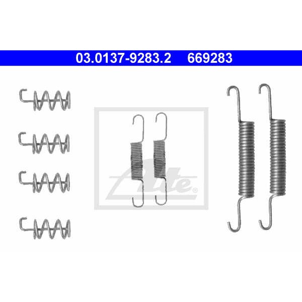 Слика на Осигурачи за рачна сопирачка ATE 03.0137-9283.2 за Volvo S80 Saloon (TS,XY) 2.4 - 170 коњи бензин