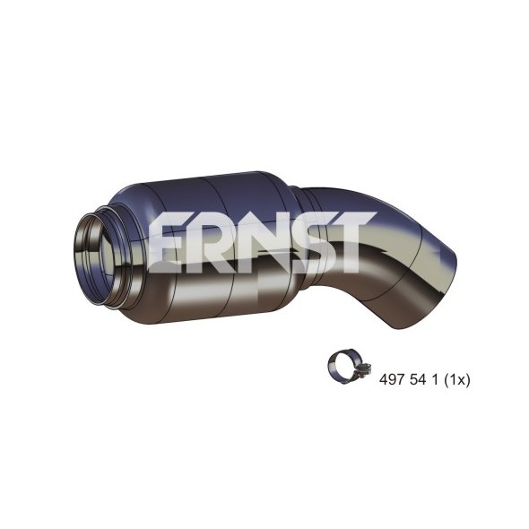 Слика на панцир цевка, издувен систем ERNST 465069 за BMW X6 E72 xDrive 35 d - 286 коњи дизел