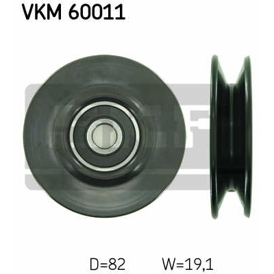 Слика на Паразитен / водечки лагер, линиски ремен SKF VKM 60011