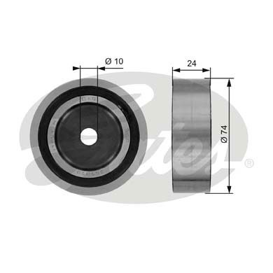 Слика на Паразитна ролка, линиски ремен GATES DriveAlign® T36009