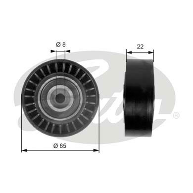 Слика на Паразитна ролка, линиски ремен GATES DriveAlign® T36258