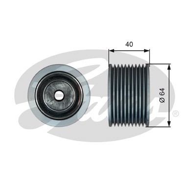 Слика на паразитна ролка, линиски ремен GATES DriveAlign® T36632 за камион Volvo FM 370 - 370 коњи дизел