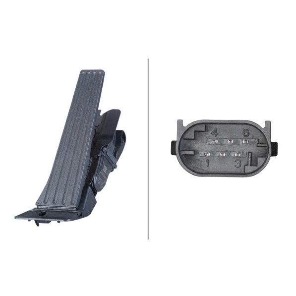 Слика на Педала за гас HELLA 6PV 010 946-281 за BMW 1 F21 125 d - 211 коњи дизел