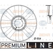 Слика 1 на перка, вентилатор за радиатор HELLA BEHR  SERVICE  PREMIUM LINE 8MV 376 733-101