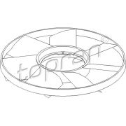 Слика 1 на перка, вентилатор за радиатор TOPRAN 500 905