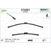 Слика 1 на перо на брисач VALEO SILENCIO FLAT BLADE SET 574591