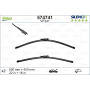 Слика 1 на перо на брисач VALEO SILENCIO FLAT BLADE SET 574741